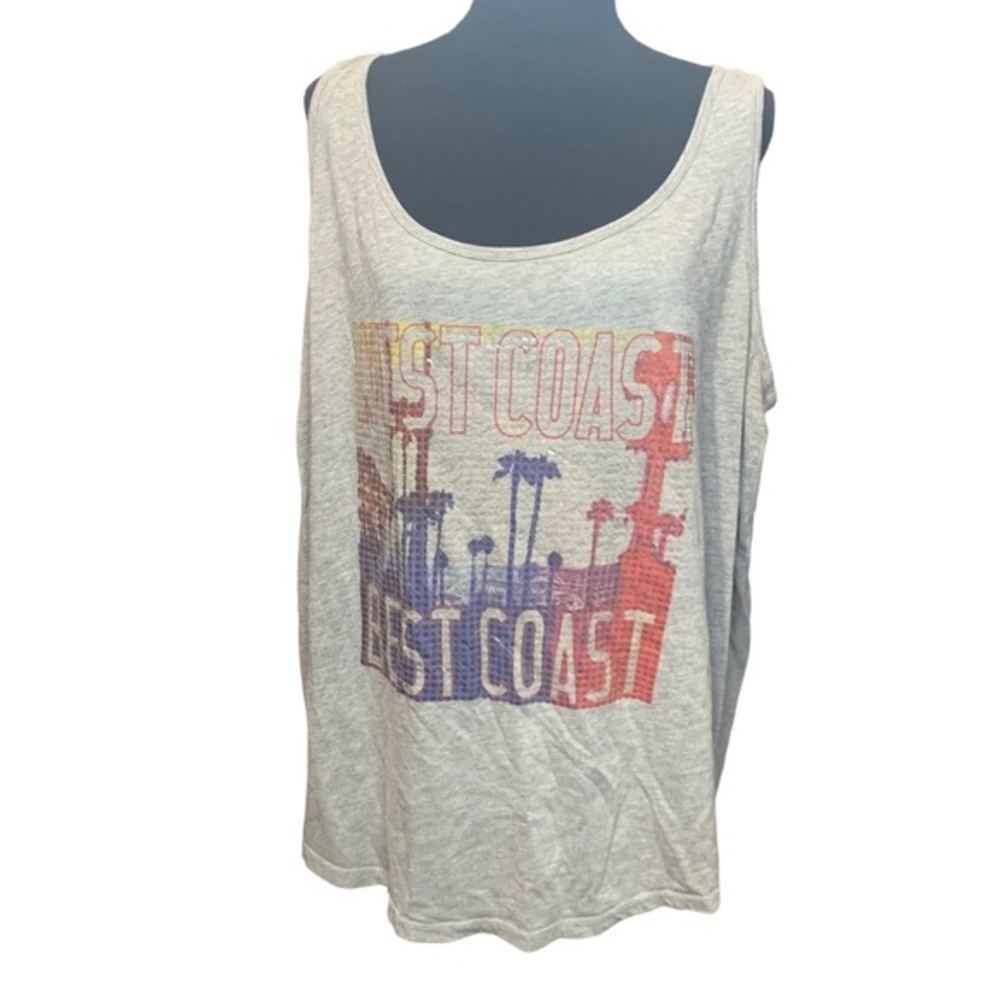Lane Bryant West Coast Best Coast Tank Top 3xl 22/24